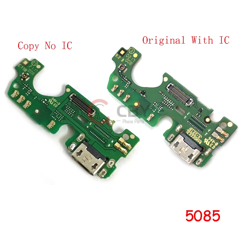 10 шт. гибкий кабель USB-зарядного дока для Alcatel 5085 5085D разъема зарядного устройства плата микрофона