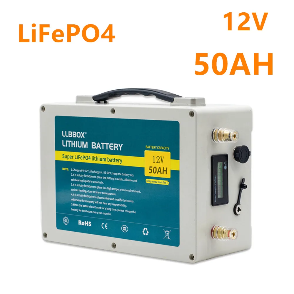 12v 50ah lifepo4 литиевая аккумуляторная батарея 12V комплект литий-ионный батарей для olar