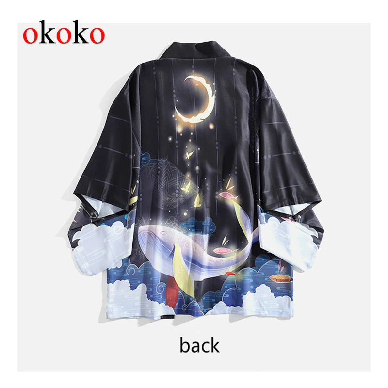 Yukata кимоно Mujer кардиган женское японское Femme T стильные блузки 2019 пляжное длинное