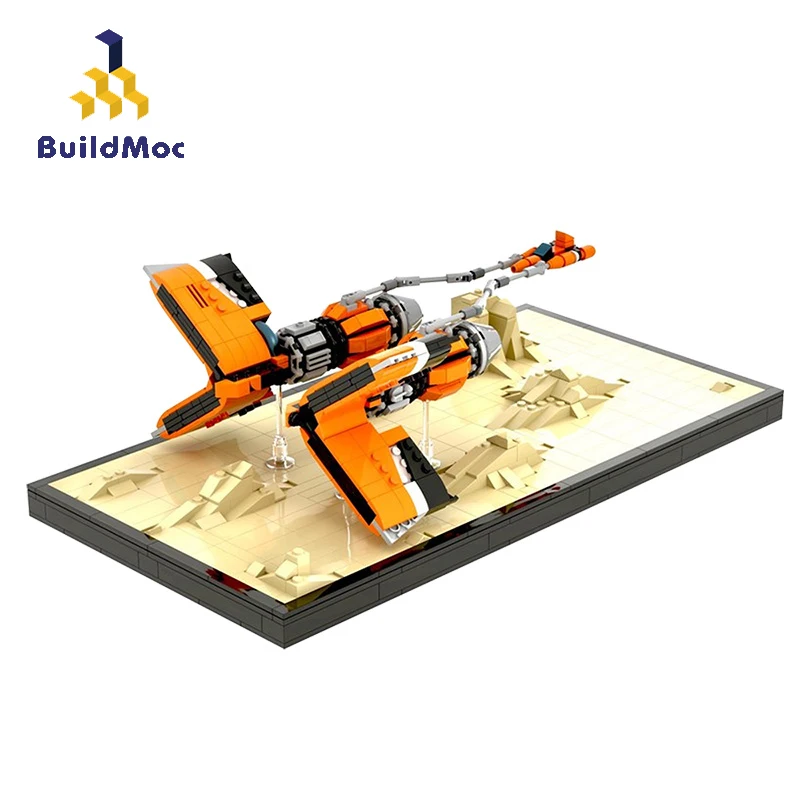BuildMoc технические автомобильные весы гоночные строительные блоки MOC техническая