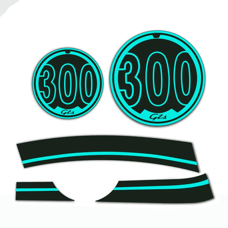 2D gts300iesupersport наклейка эмблема для Vespa GTS 300 gts300 - Цвет: 8