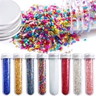 Коробочка 35 г разные цвета модные очаровательные маленькие камни для ногтей из дробленого стекла нестандартные украшения для Стразы DIY аксессуары