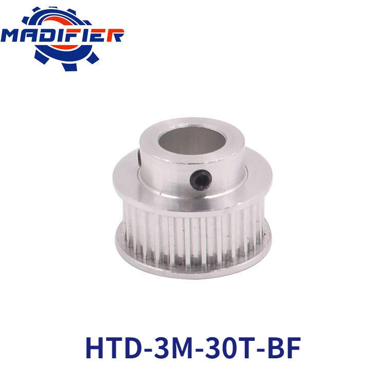 

BF Type 30 Teeth HTD 3M Timing Pulley Bore 5mm 6.35mm 8mm 10mm 12mm for HTD Belt Used In Linear Pulley 30Teeth 30T