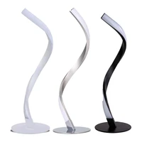 s shaped desk lamp reading lamp charging plug in white warm eye protection student table light bedroom living room decor lights