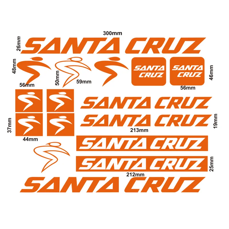 Наклейки на раму велосипеда Santa cruz наклейки велосипед бесплатная доставка горный