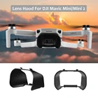 Бленда объектива для DJI Mavic Mini Mini 2Mini SE, Антибликовая крышка объектива с шарнирным замком, солнцезащитный козырек, аксессуары для радиоуправляемых дронов