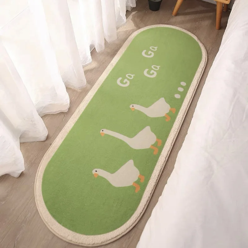 

Modern cartoon lovely soft long carpet bedroom bedside non slip tatami floor mat cashmere home living room carpet