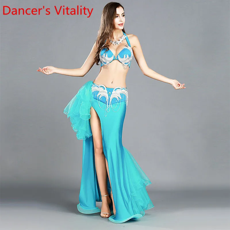 Женская одежда для танца живота новый летний костюм выступлений бюстгальтер в