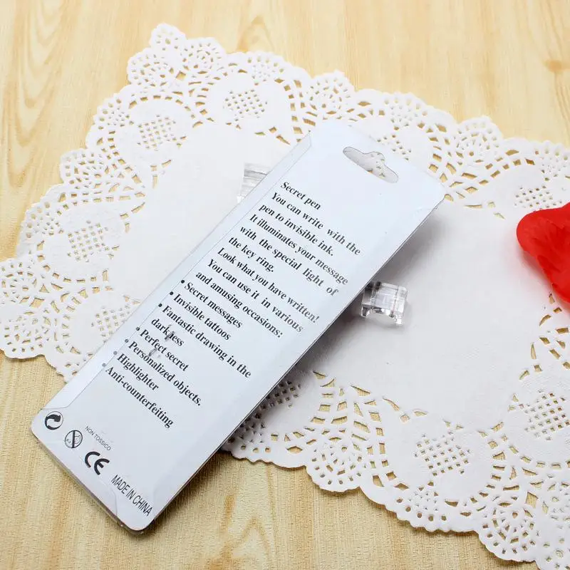 1 шт. пластиковый материал невидимая чернильная ручка шариковые ручки офисные