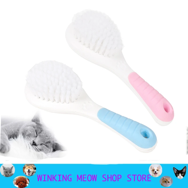 

:Multi functional Pet Brush Comb Hair Removal Cleaning Brush Cat And Cog Grooming Brush Pet Bathing Cat Cleaning Supplies