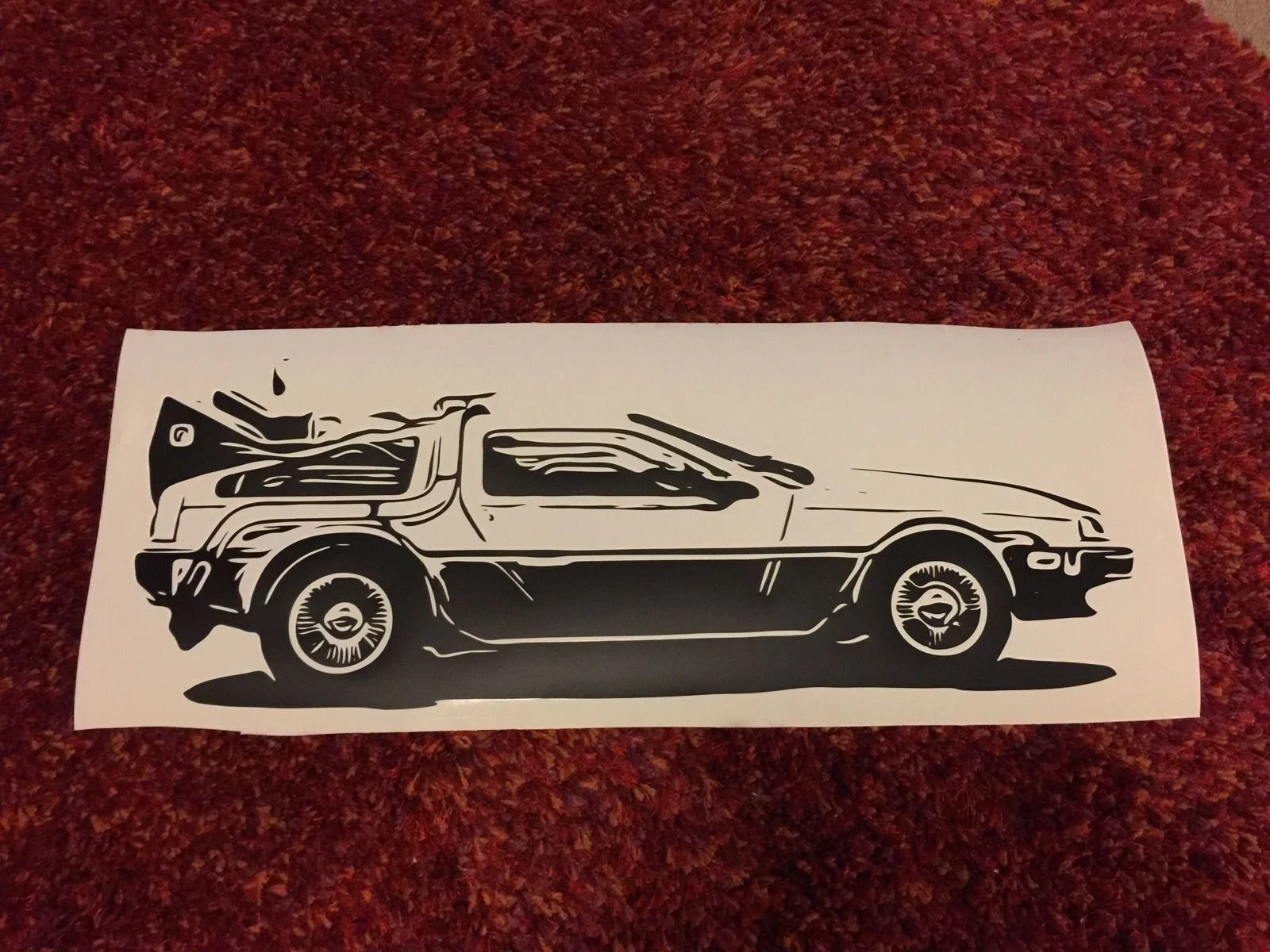 Для delean Back To The Future Wall Art Ретро Наклейка различных размеров|Наклейки на автомобиль|