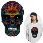 Термонаклейки на одежду сделай сам, термонаклейки для езды на мотоцикле, в стиле панк, байкера, термонаклейки в полоску с аппликацией для футболки