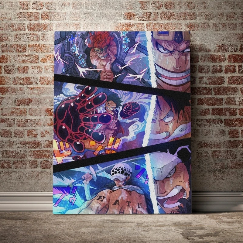

Prints Nordic Canvas Painting Trafalgar Law Poster Modulaire Japan Anime Rol Home Decor Wall Art Pictures Modern Living Room
