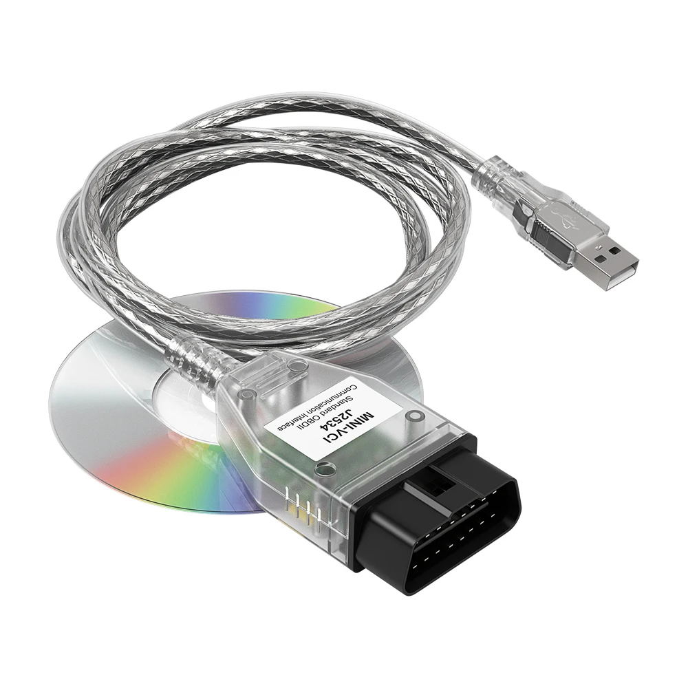 Профессиональный кабель TIS-Techstream для Toyota Mini VCI V16.20.026 MINI-VCI J2534 FT232RL полный чип OBD2