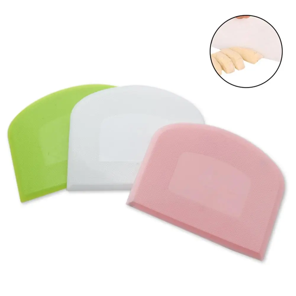 

Cake Scraper Icing Edge Smoother DIY Pastry Cutter Fondant Spatula Baking Tool