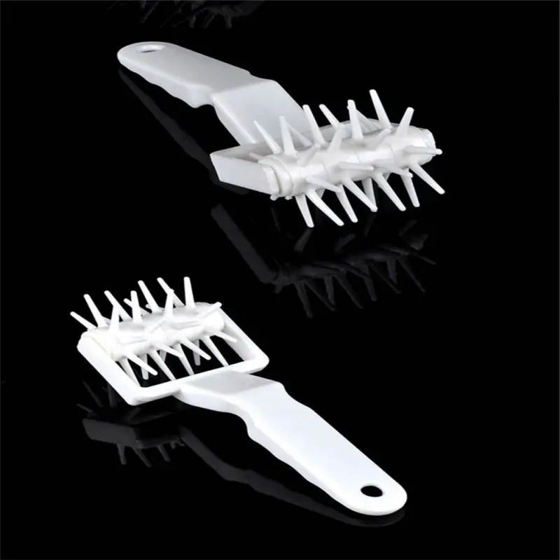 Пластик для выпечки пиццы тесто печенья ролика иглы колеса хлеб Дырокол DIY