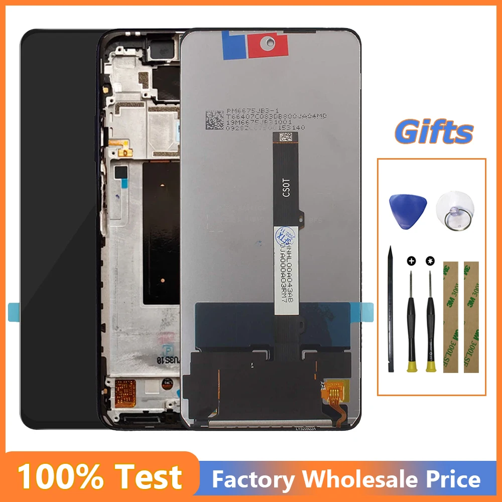 

For Xiaomi Poco X3 MZB07Z0IN MZB07Z1IN MZB07Z2IN LCD Display Touch Screen Digitizer + Frame M2007J20CI M2007J20CG M2007J20CT