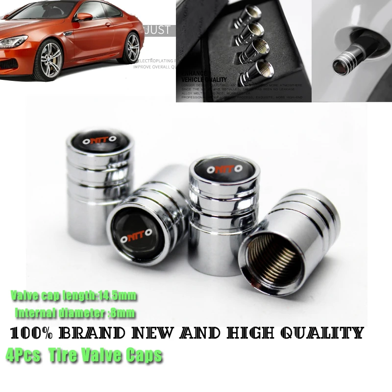 

4Pcs Universal Car Moto Bike car Tire Wheel Valve Covers for bmw Kia Hyundai Nissan Mazda Volvo toyota benz vw audi Lexus