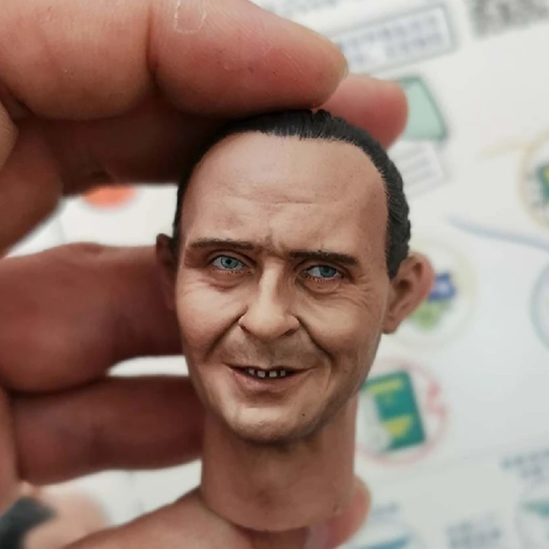 Голова в масштабе 1/6 Ганнибал тишина ягнят Энтони Хопкинс голова для экшн-фигурки