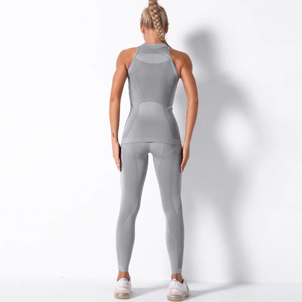 

Woman Seamless Yoga Set Female Sport Gym Suits Wear Running Clothes Women Fitness Sport Gym Set Women Yoga Clothing Workout Set