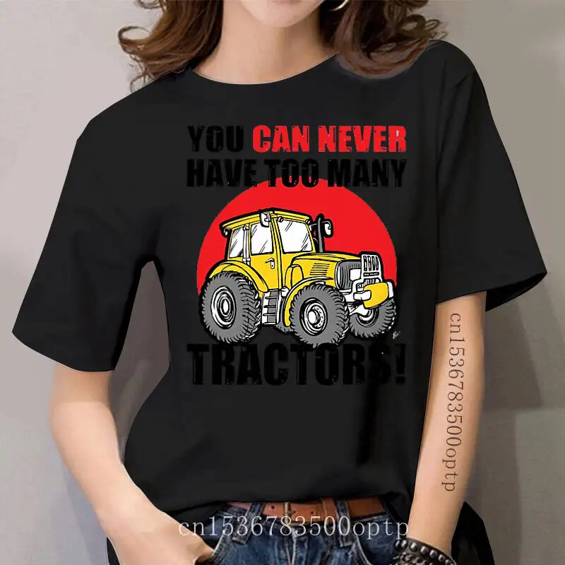 Вы никогда не может быть слишком много тракторов большой желтый фермы Женская