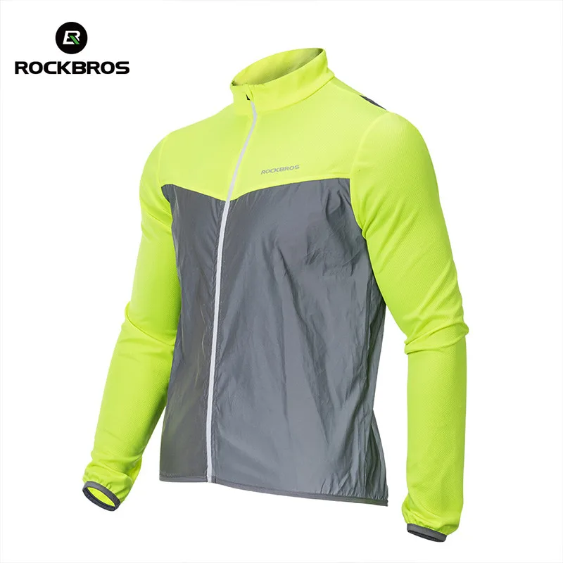 

ROCKBROS Cycling Jacket Coupe Vent Reflective Bike Men Windproof Jacket Cycling Breathable Jersey Women Outdoor Sports Clothes