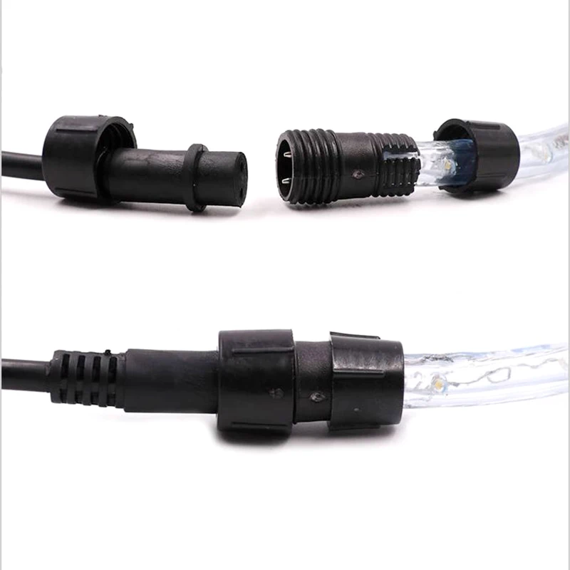 

Rainbow Tube String Light Fairy Garland 8 modes Outdoor Strings Lighting AC 220V For Christmas Holiday Party Garden Decoration