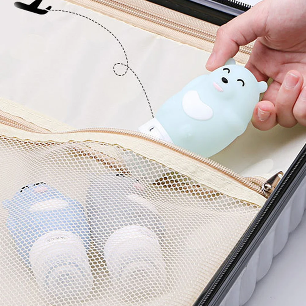 1 Pcs Silicone Sub-bottle Travel Set Cute Mini Japanese Explosion Models Cosmetics Tools Shower Gel Empty Bottle Small | Красота и