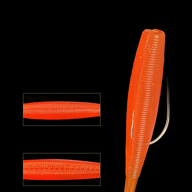 

4Pcs/Lot 12cm/9.7g Artificial Wobbler Fishing Lure Soft Lure Freshwater Anti-Corrosion Silicone High Quality Soft Fishing Bait