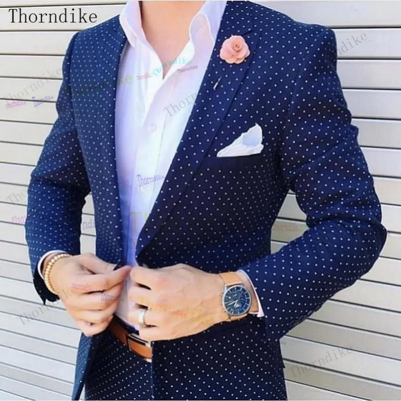 Thorndike 2020 горошек Серия Итальянский стиль Красочный смокинг свадебное платье для