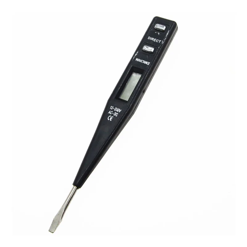 AC DC Digital Test Pencil Multi-Sensor Electrical LCD Display Voltage Detector Pen Random Color | Электроника
