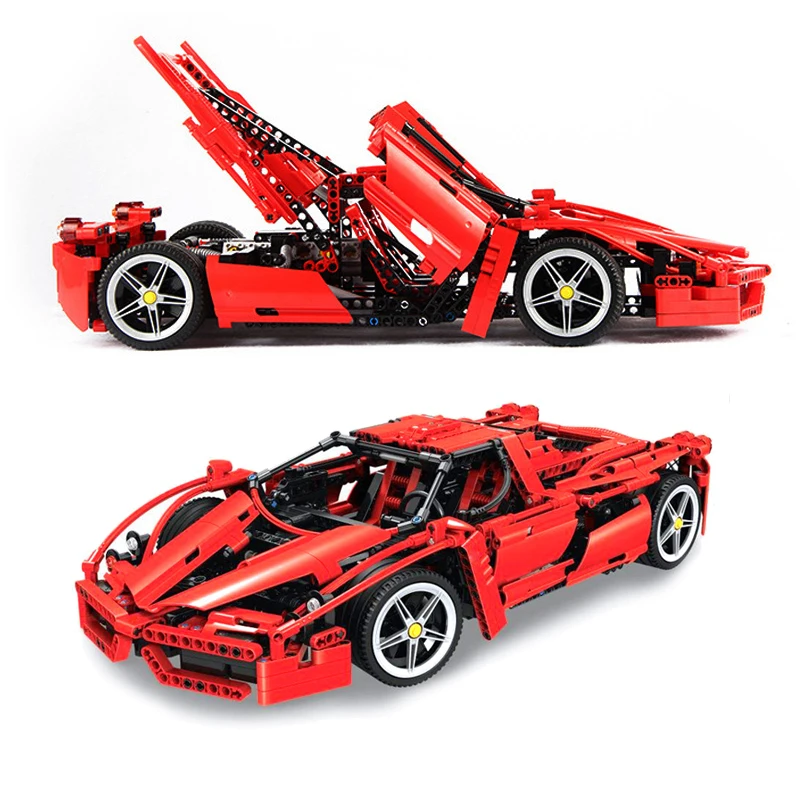 Technic 1359 шт Ferrared Enzo супер автомобильные строительные блоки 1:10 масштаб скоростной