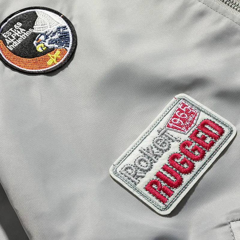 2022 Spring Jackets Men Streetwear Hipster Hip Hop Jacket Brand Designer Bomber Flight Pilot Coat Oversized | Мужская одежда