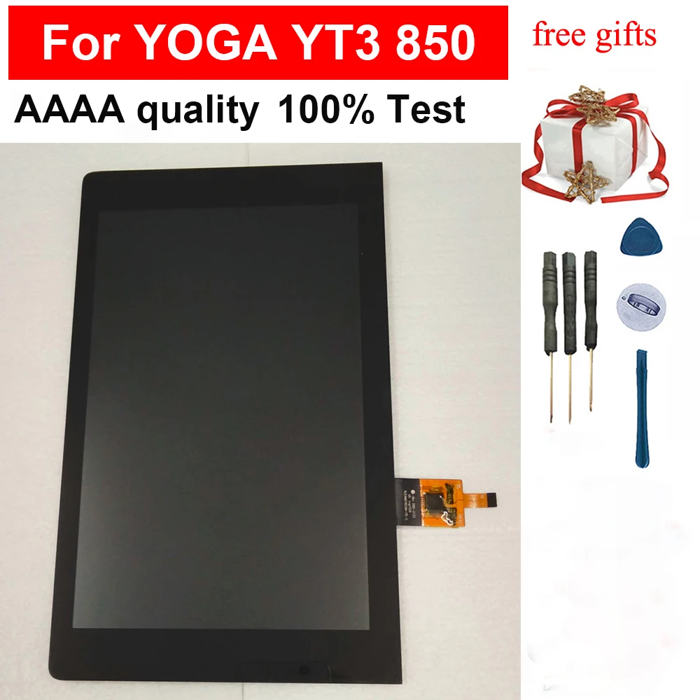 Для lenovo Йога YT3 850 YT3-850M YT3-850F YT3-850 черный Сенсорный экран планшета Сенсор Панель