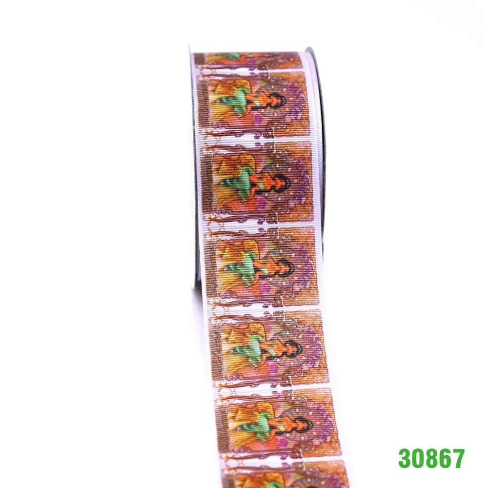 30867 DIY ремесло поставляет мультфильм персонаж напечатанный grosgrain ленты, атласная лента 50 ярдов. 30856 - Цвет: 30867