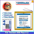 Аккумулятор LOSONCOER для планшетного ПК Teclast X98 Plus II 2, 12000 мАч, 3 линии, C2D7, 2879127 + Бесплатные инструменты