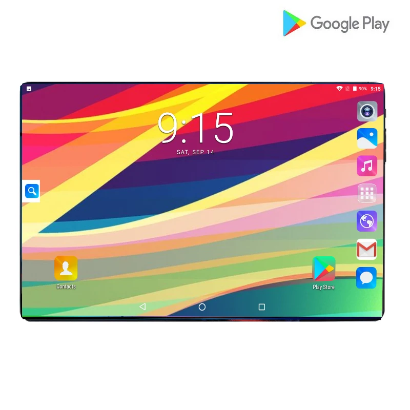100% Orignal Super Tempered 2.5D Glass 4G FDD LTE 10 inch tablet pc Octa Core 6GB RAM 128GB ROM WIFI Android 9.0 Tablets 10.1 | Компьютеры