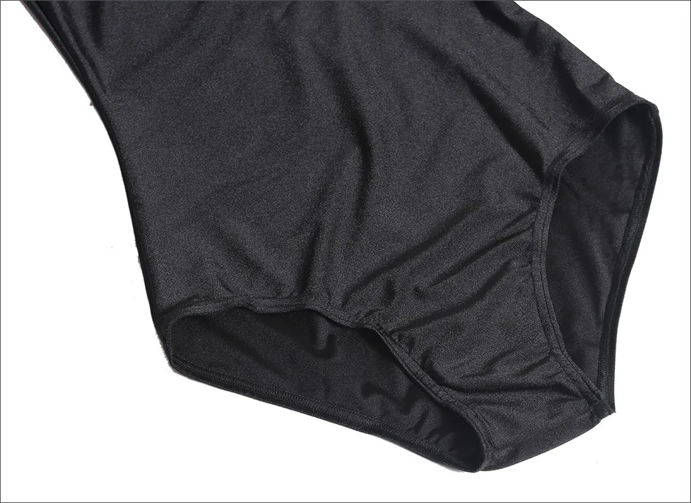 

Women Long Sleeve Black Leotard Turtleneck Ballet Dancewear Lycra Spandex Leotards Bodysuit Gymnastics Costumes Unitard