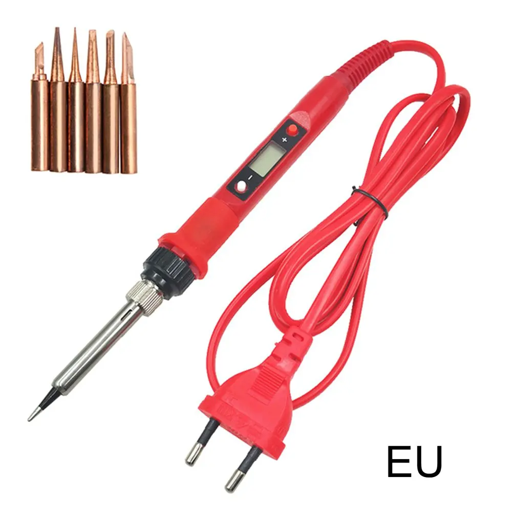 

LCD Constant Temperature Electric Soldering Iron High Power Electric Soldering Iron Set Portable Welding Pen