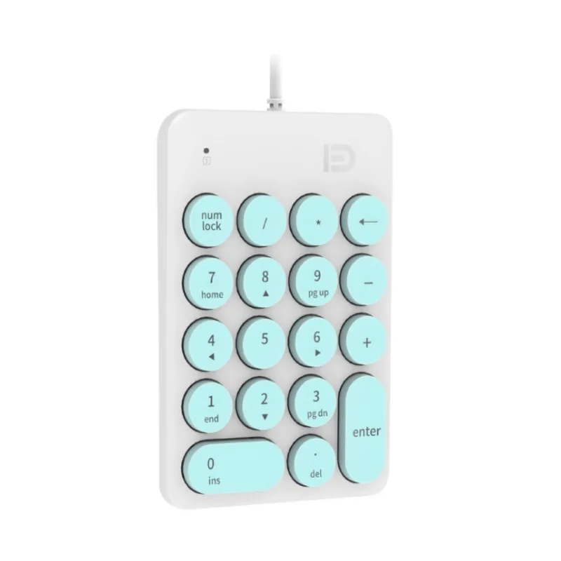 Тихий Мягкий сенсорный портативный цифровой клавиатуры 18 клавиш цифровая USB