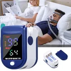 Пульсоксиметр Пальчиковый портативный, медицинский цифровой прибор для измерения пульса и уровня кислорода в крови, SPO2 PR