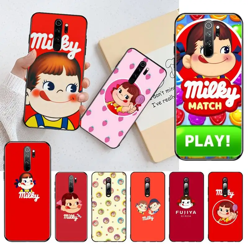 Fujiya молочный Пеко Чан Coque Shell чехол для телефона Redmi Note 8 8A 8T 7 6 6A 5 5A 4 4X 4A Go Pro - купить