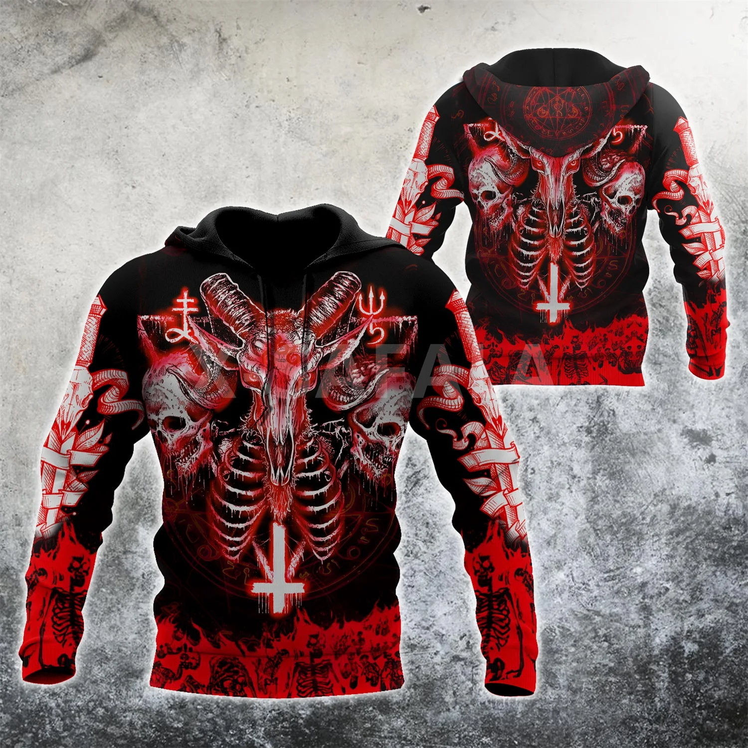 

Satanic Skull Viking Trippy 3D Print Size XS-7XL Hoodie Man Women Harajuku Outwear Zipper Pullover Sweatshirt Casual Unisex-8