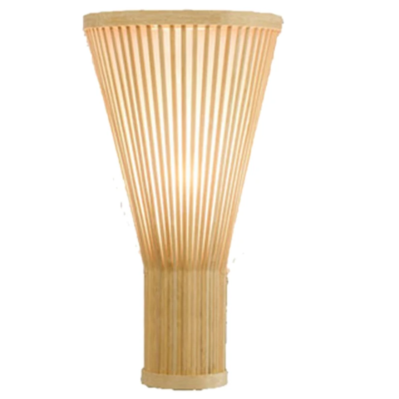 

Bamboo Wicker Rattan Fan Lampshade Wall Lamp Fixture Sconce Lamp Bedroom Hallway Stair Balcony Corridor Aisle