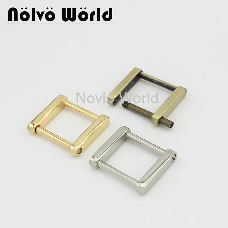 Мир Nolvo 5 20 100 шт. цветов 25*19 мм 1 дюйм плоская металлическая прямоугольная пряжка
