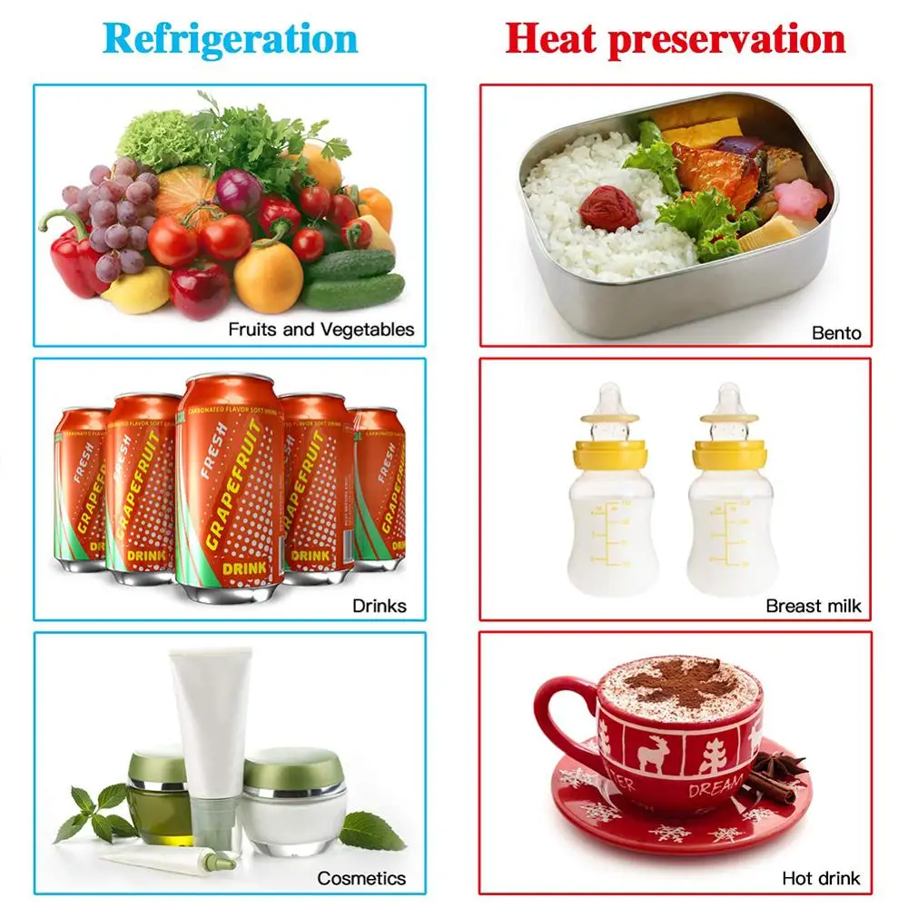 

Summer Must-have! New Stylish Car Refrigerator In The Car Small Freezer Mini Fridge Car Fridge 12V Universal Cooler for Car