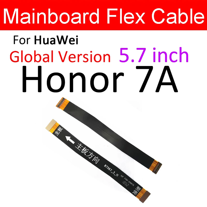 Разъём материнской платы flex кабель для huawei Honor 5A 5C 5X6 6A 6X 7A 7X 8A 8C 8X материнская плата основная плата Flex ленты Запчасти