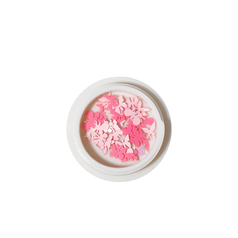 

butterfly wood pulp sheet sequins DIY super nail strips cross-border wholesale nail nail accessories accessories