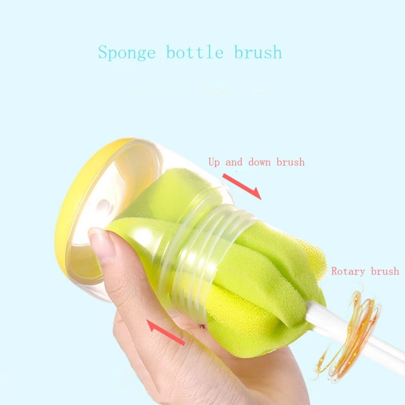 1 набор щётка для чистки детских бутылочек 360 градусов | Мать и ребенок