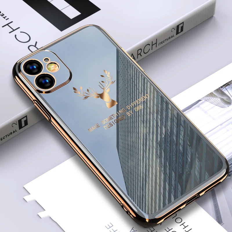 

Luxury Romantic Lover Series Silicone Phone Case For iPhone 11 12 Pro Max X Xs Max Xr 7 8 6 6S Plus Se 2020 Soft Back Cover Capa